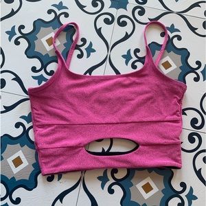 Pink dance wear top
